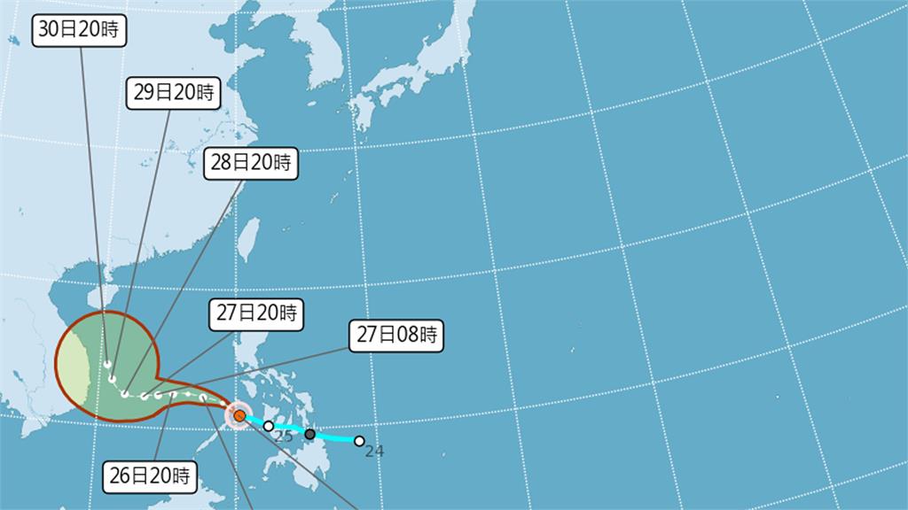 颱風「天琴」生成！ 氣象署曝最新路徑
