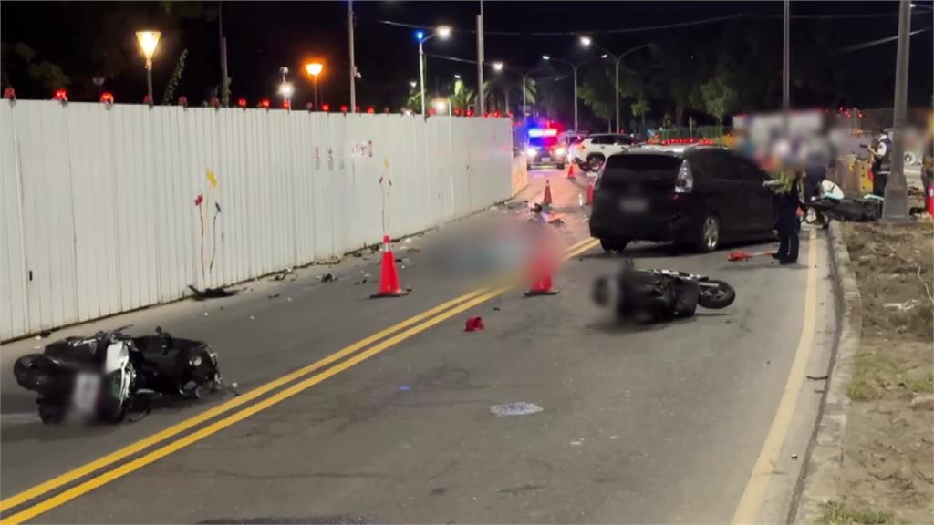 高雄男酒駕衝撞3機車！ 19歲騎士當場死亡