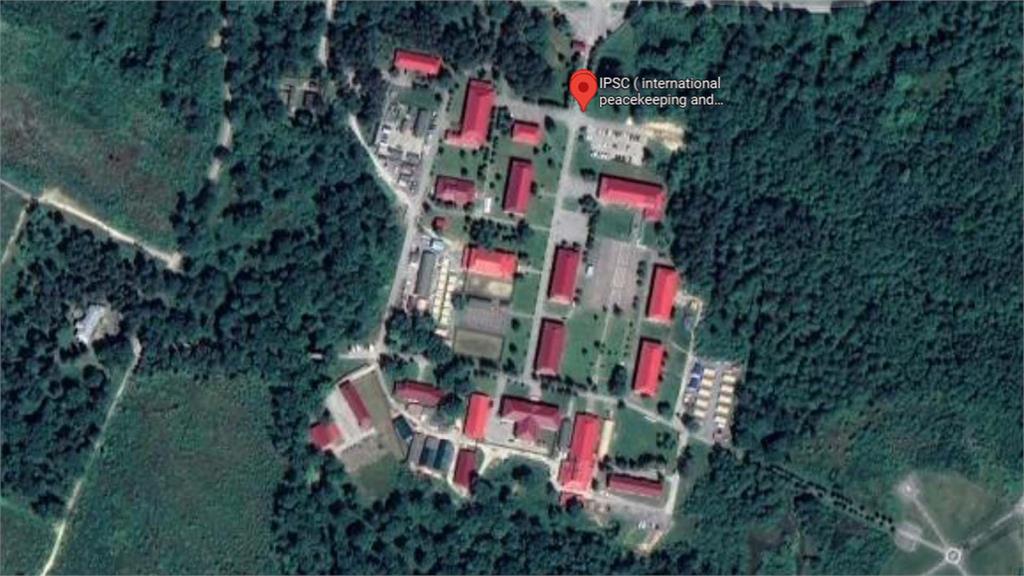 位於利維夫的國際維和與安全中心。圖／翻攝自Google Map