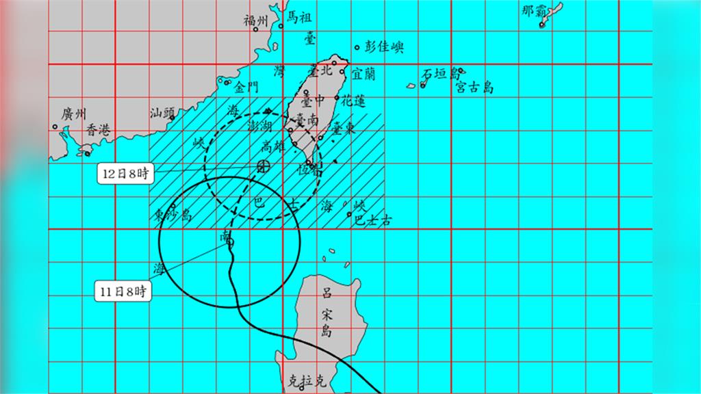 鳳凰颱風陸上警報擴大！ 「5地區」列入警戒區