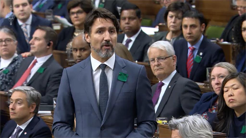 加拿大總理杜魯道（Justin Trudeau）公開表態，支持台灣以觀察員身分出席世界衛生組織（WHO）。圖：翻攝自加拿大國會頻道