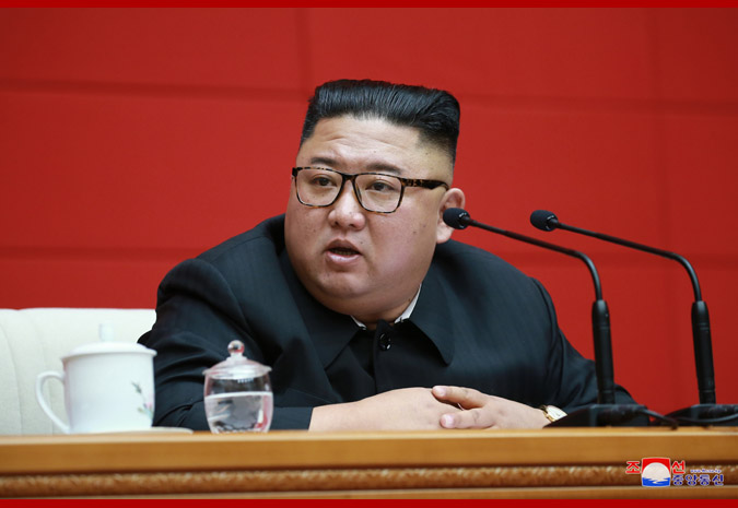 北韓領導人金正恩今（25）日罕見認錯。圖：翻攝自朝中社