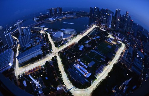 新加坡大獎賽因疫情睽違2年，將於30日重新登場。圖／翻攝自Twitter@F1