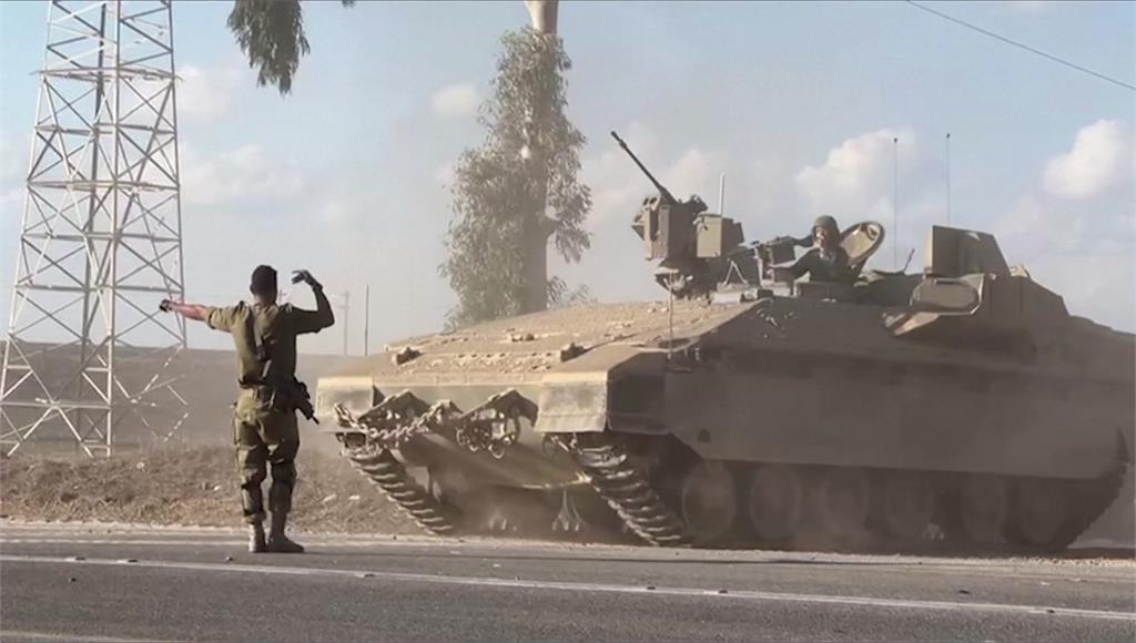 以色列集結更多戰車在加薩邊界。圖／路透社、美聯社、CNN