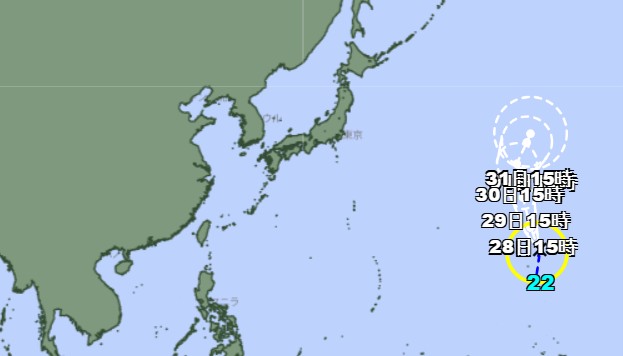 「艾陶」颱風今生成！日本氣象廳曝最新路徑 對台無直接影響
