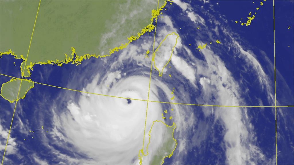 樺加沙颱風估8：30解陸警，今明仍須留意降雨。圖／翻攝自氣象署網頁
