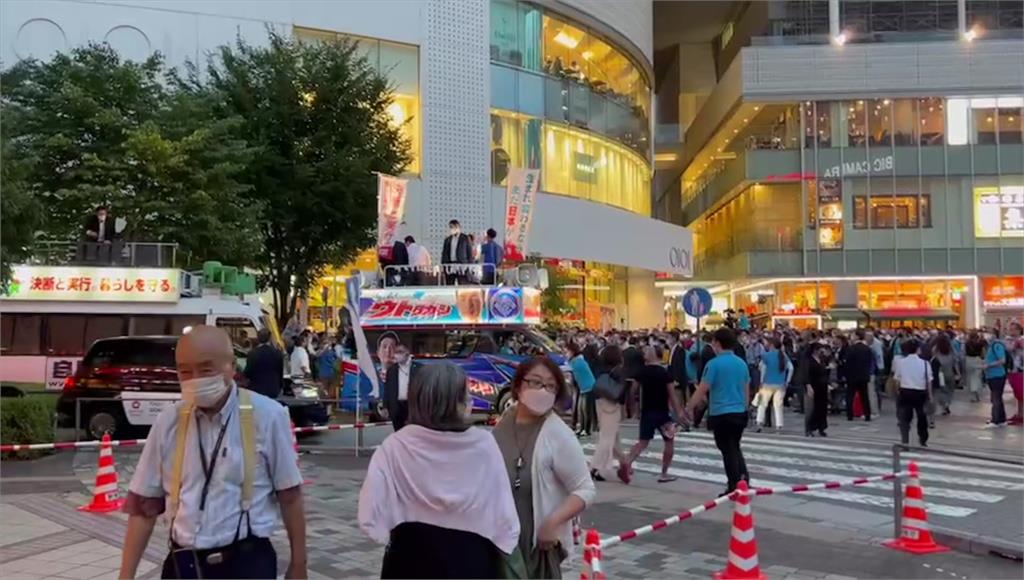 日本參議院改選進入倒數階段，街頭造勢不停歇。圖／台視新聞