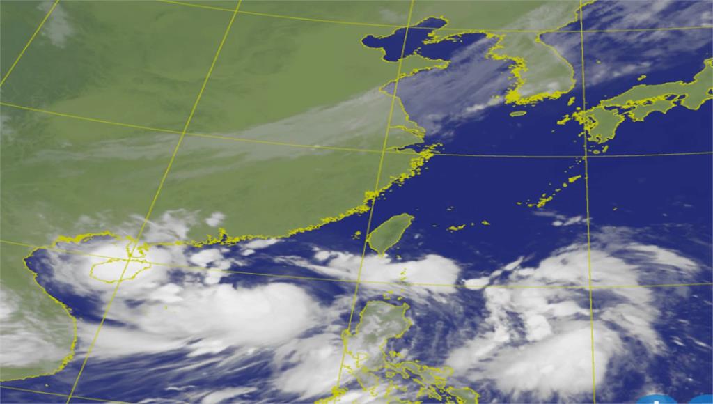 氣象專家認為，泰利颱風預測路徑穩定朝西往海南島的方向移動。圖／台視新聞