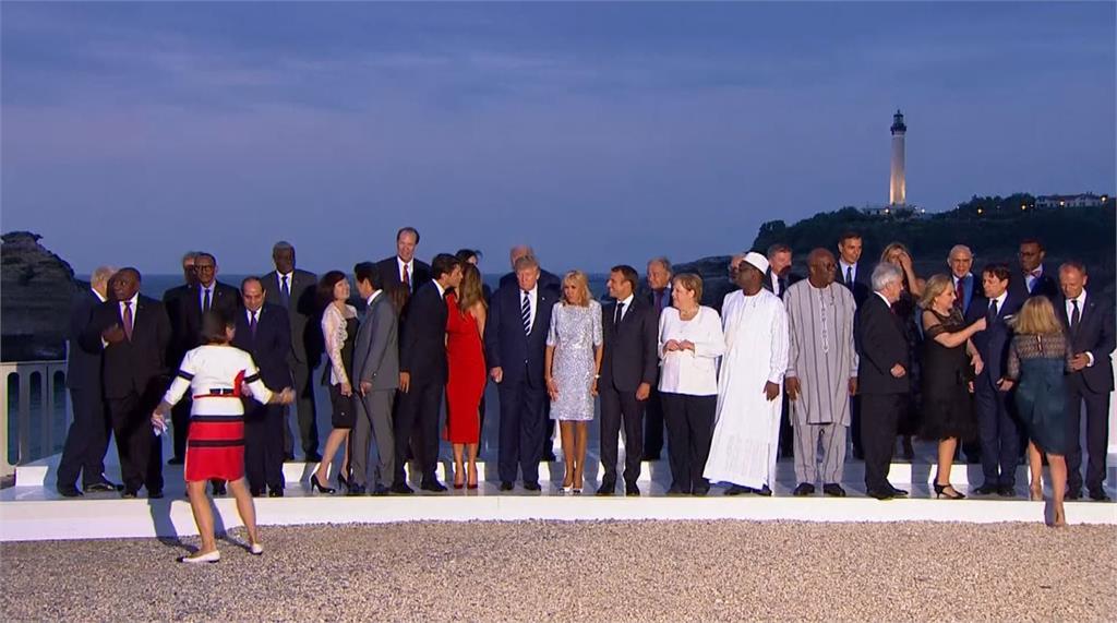 G7領導人合照。圖：台視新聞