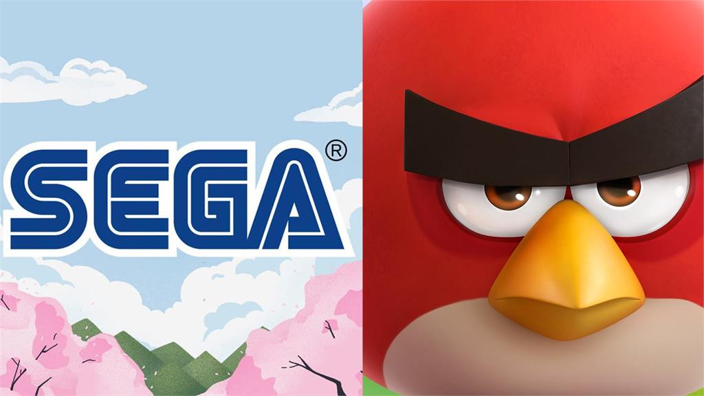 SEGA以7億7千萬美元收購憤怒鳥開發公司羅維奧。圖／翻攝自Facebook@SEGA、angrybirds 