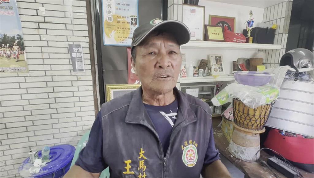 大馬村村長王梓安。圖／台視新聞