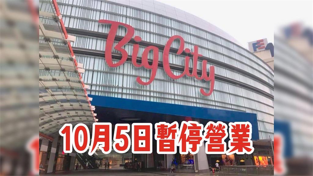 巨城購物中心宣布今天暫停營業。圖／翻攝自Facebook@Big City遠東巨城購物中心