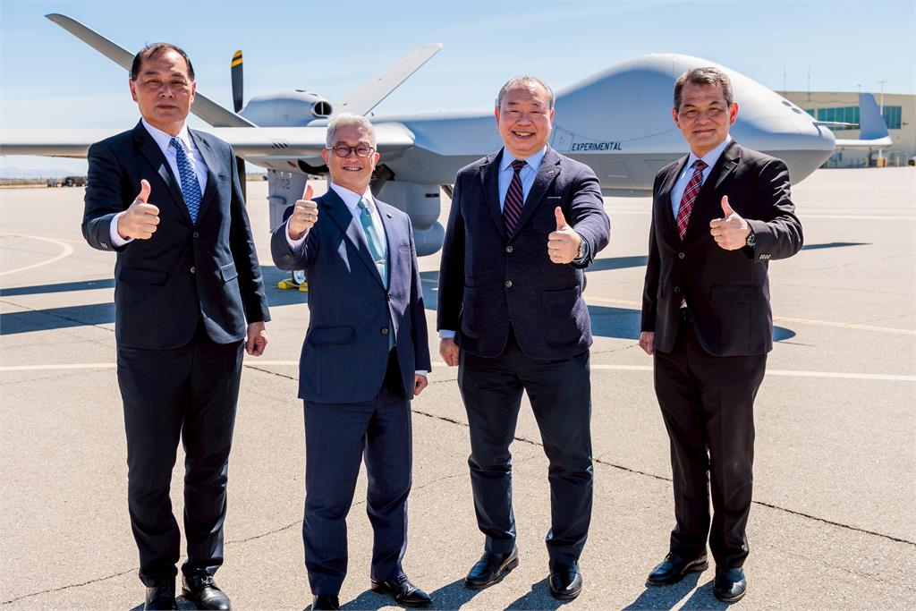 美伊戰事不影響軍售進度！ 國防部：首批「MQ-9B無人機」完成交機