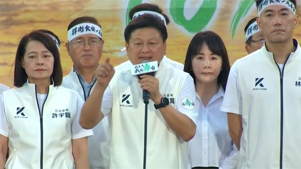 傅崐萁凱道致詞稱「現場超過100萬人」　主持人隨後改口：逾8萬人