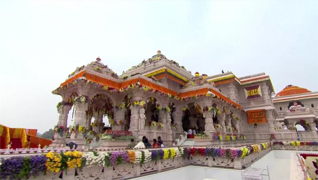印度教神廟隆重舉行落成典禮。圖／路透社、美聯社、CNN