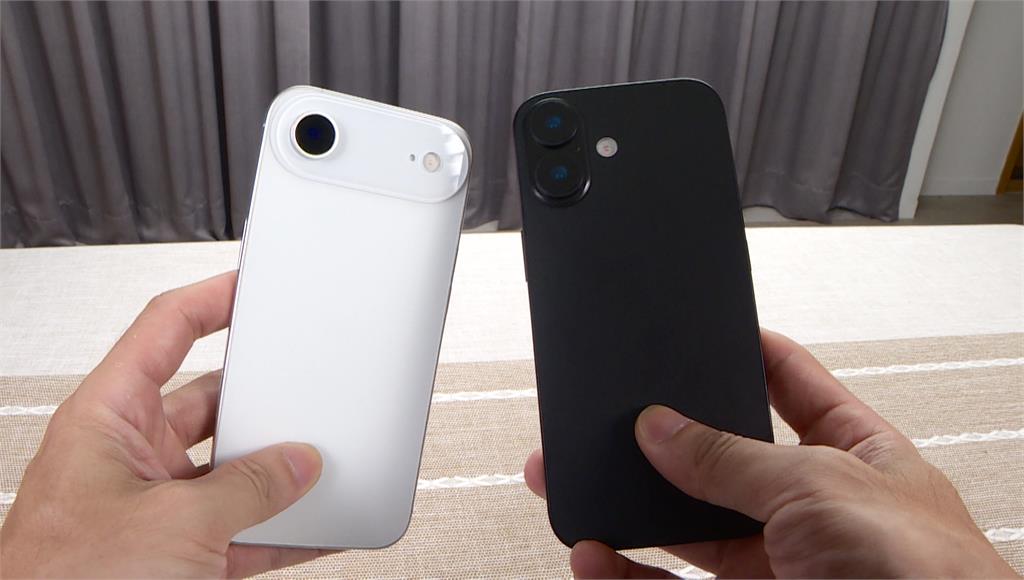 iPhone 17模型機亮相，蘋果將推出史上「最薄的」蘋果手機。圖／非凡新聞