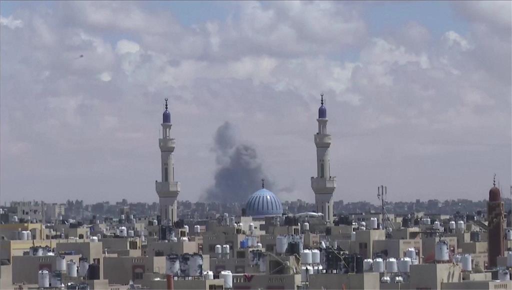 不甩哈瑪斯接受停火協議，以色列仍攻擊拉法。圖／CNN、美聯社、路透社