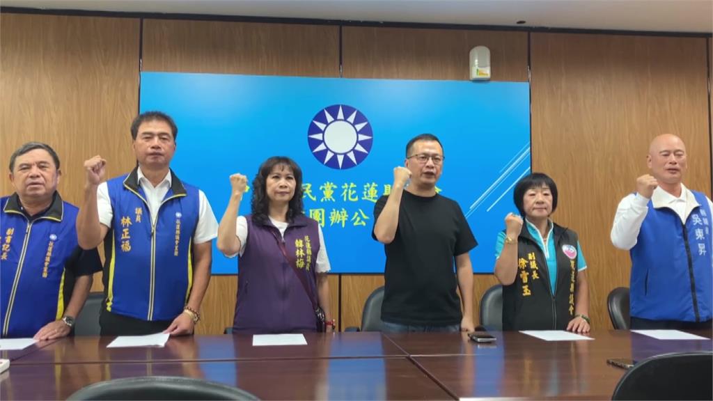 國民黨立法院黨團書記長羅智強率黨團召開記者會，指出將訂定災後重建特別條例，並預計匡列300億元經費。圖／台視新聞