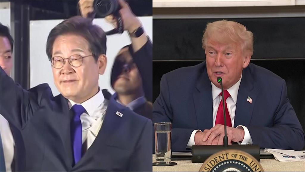 川普發函李在明稱將向南韓徵收25%對等關稅。圖／美聯社、路透社、CNN（資料畫面）