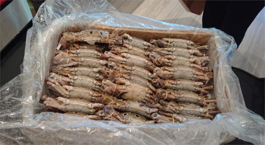 北市衛生局檢出「冷凍三點蟹」含有重金屬鎘。圖／台北市衛生局提供