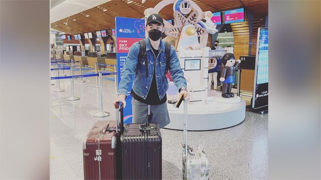 王齊麟分享即將搭機前往泰國的照片。圖／翻攝自Instagram@chilinwang