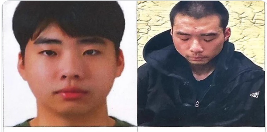 崔元鍾隨機殺人，遭南韓警方公布身分及樣貌。圖／翻攝自推特