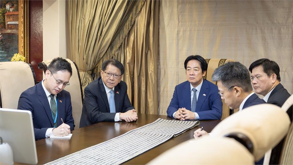 出訪史國與國安團隊視訊會議 賴清德聽取最新安全簡報