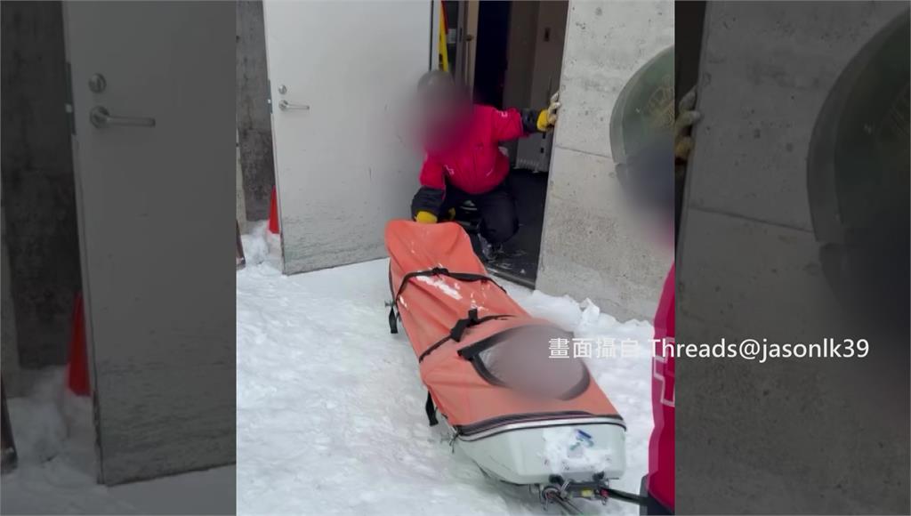 北海道滑雪意外！ 台籍遊客遭雪板插入背部緊急送醫