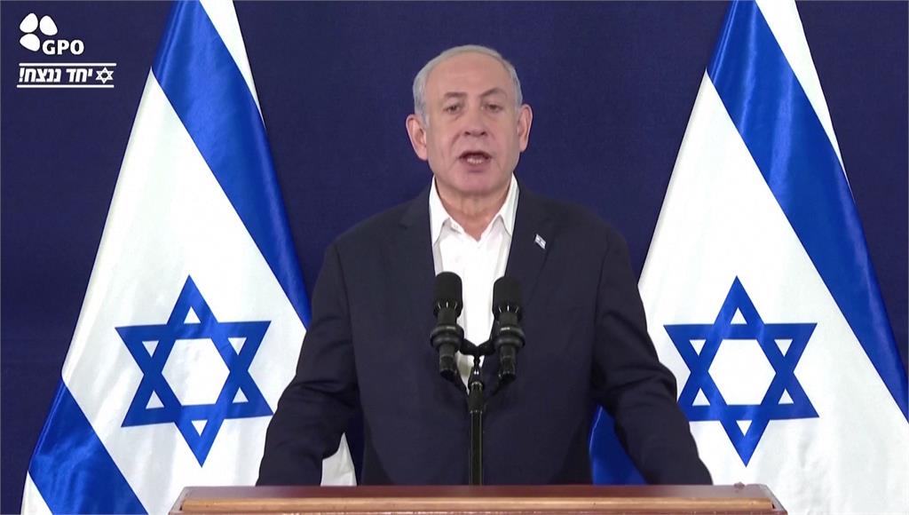  以色列總理納坦雅胡，拒絕停火，要求哈瑪斯先釋放人質。圖／路透社