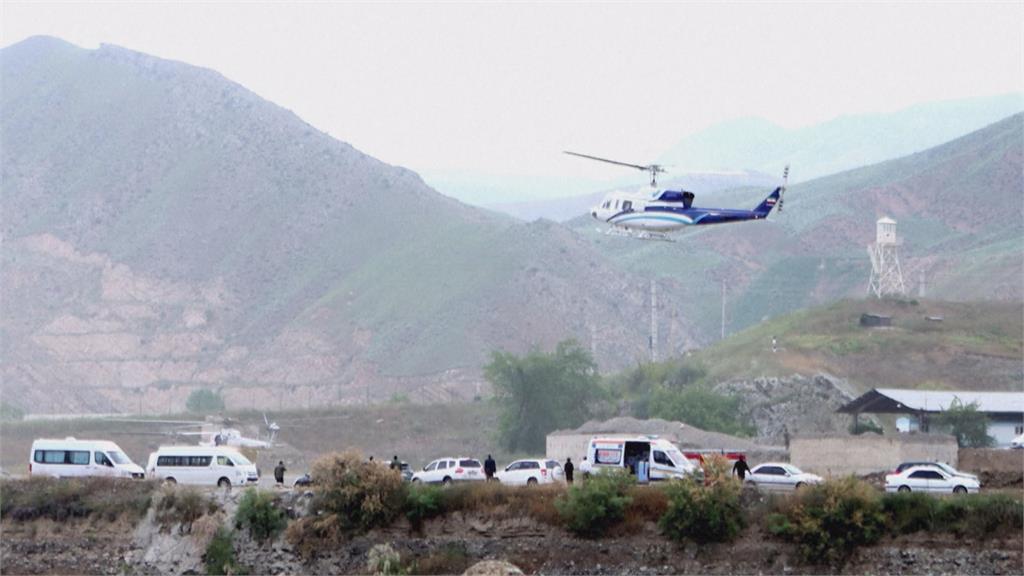 伊朗總統萊希因直升機事故身亡，官媒報導舉國悲慟。圖／畫面攝自RTS