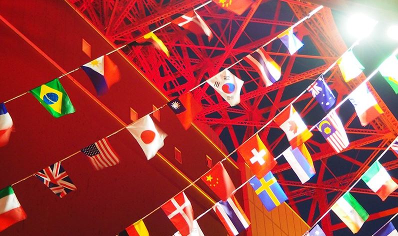 東京鐵塔掛「青天白日滿地紅」國旗。圖／日本人の日本旅遊指南授權提供