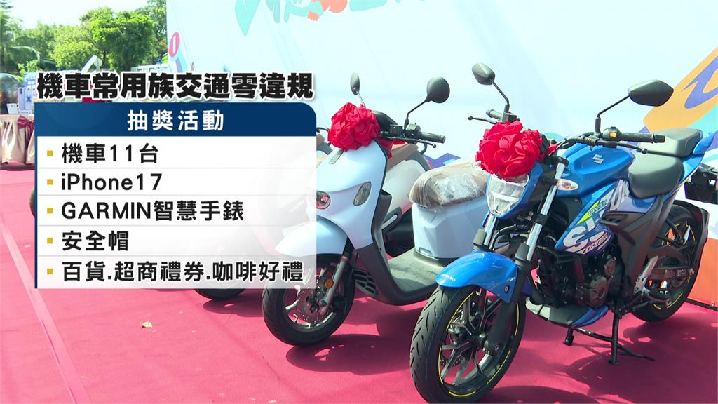 交通部騎車「零違規」抽獎送機車手機！ 早鳥報名享2次機會