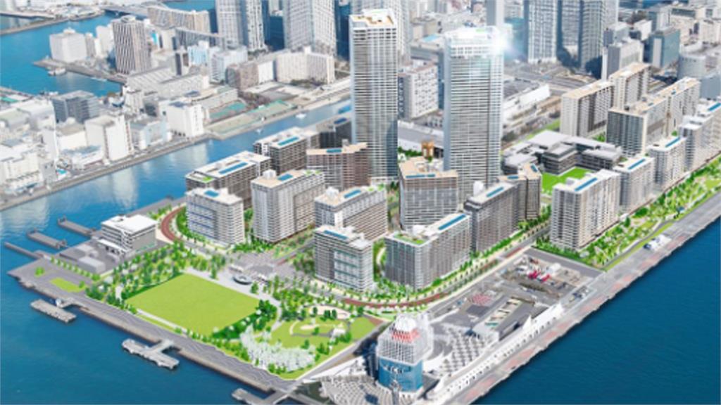 東京奧運選手村正進行都市社區開發，將改建成5632戶住宅。圖／翻攝自HARUMI FLAG官網
