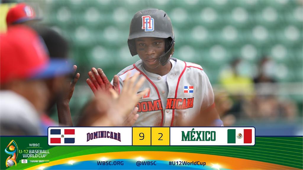 多明尼加在複賽最終戰擊敗墨西哥。圖／翻攝自Facebook @WBSC