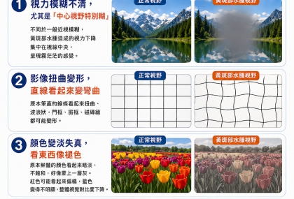 看直線變彎、小黑影飄？　醫曝「4異常」恐黃斑部出問題 