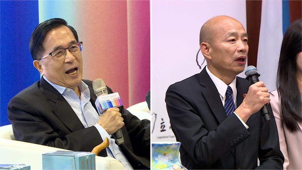 韓國瑜發飆嗆傅崐萁辭總召 陳水扁：「以為公道伯王院長回來了」