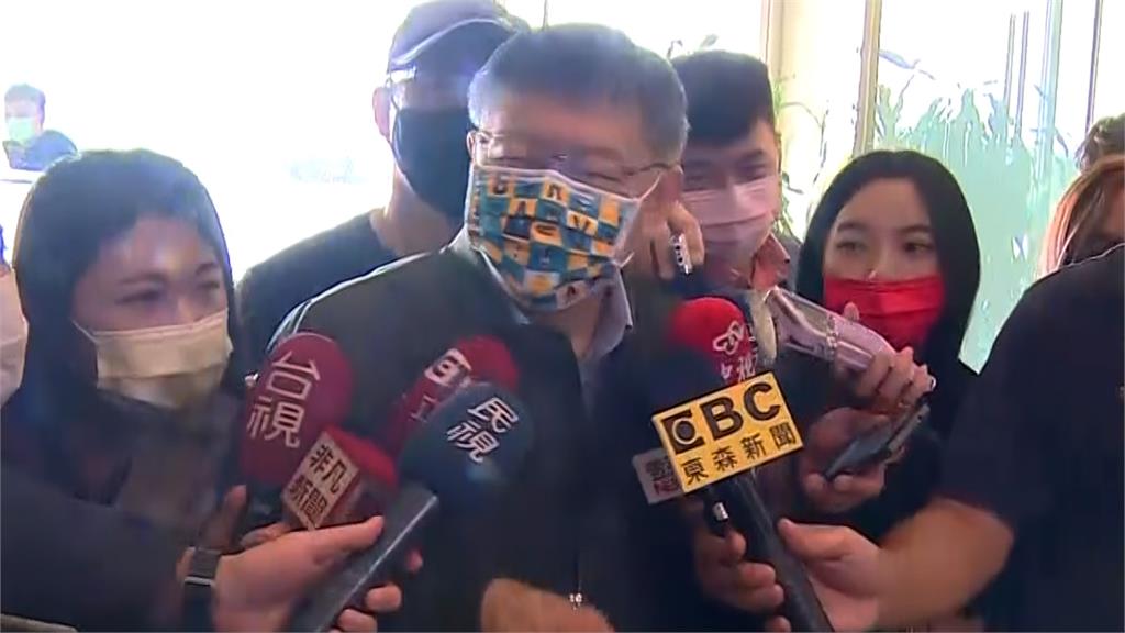 台北市長柯文哲表示，罷免不應當變成是意識形態或政黨動員的工具。圖：台視新聞