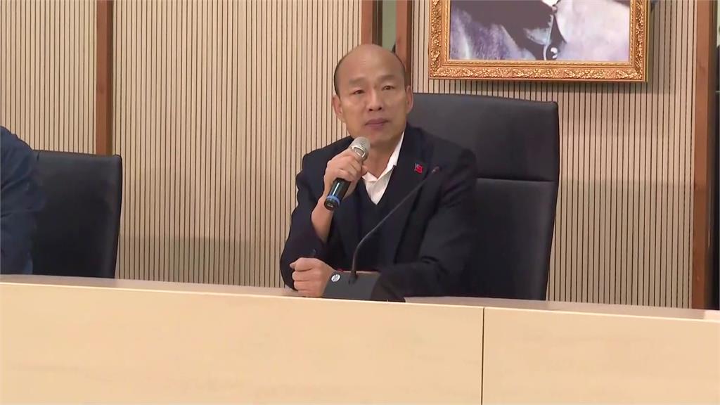 韓國瑜稱讚柯文哲責任感強。圖：台視新聞（資料照）