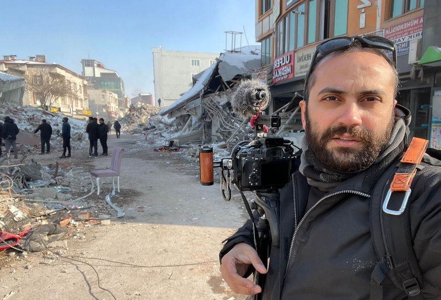 《路透社》攝影記者伊薩姆阿布杜拉遭炸身亡。圖／IG @issamabdallah