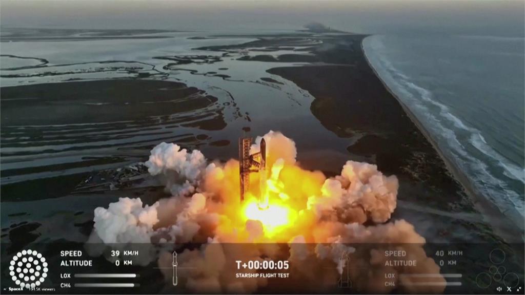 SpaceX星艦火箭再次試射！抵達太空後失聯自行引爆