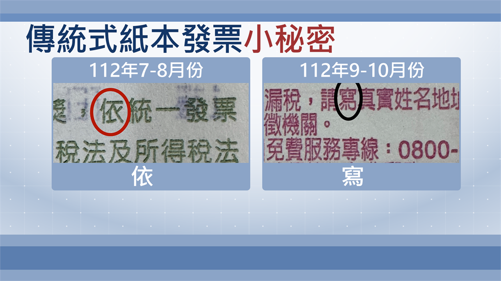 統一發票防偽小心機！每期都暗藏「錯字」 民眾驚呼：長知識