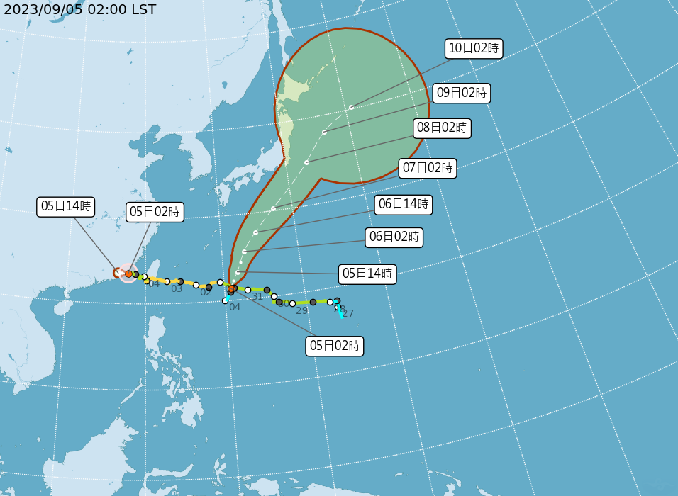 海葵颱風清晨5:30解除陸警！鴛鴦恐接力生成 7縣市防豪、大雨