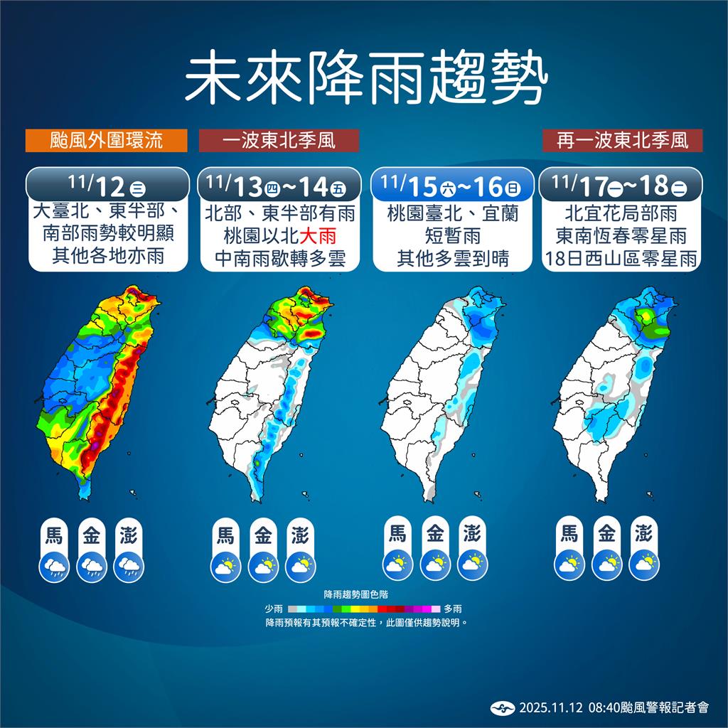 鳳凰颱風估傍晚恆春登陸 氣象署	
：不排除提早減弱成熱帶低壓