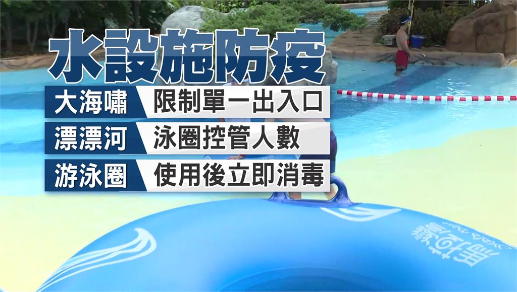 麗寶 劍湖山水樂園搶七夕周末開放遊客戲水得全程戴口罩